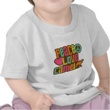 Peace Love Camel T-shirts