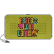 Peace Love Camel Travelling Speakers