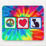 Peace, Love, Cats Mouse Pads