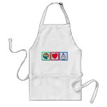 Peace, Love, Cupcakes Aprons