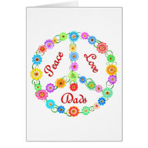 Peace Love Dads Cards