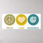 Peace Love Economics Print