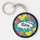 Peace Love Fastpitch Keychain
