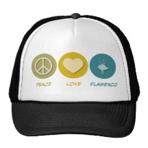 Peace Love Flamenco Mesh Hats