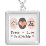 Peace Love Friendship Necklace