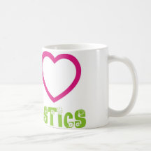 Peace Love Gymnastics Coffee Mugs
