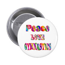 Peace Love Gymnastics Pins