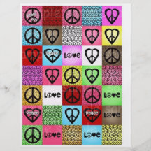 peace love happiness:) flyer design