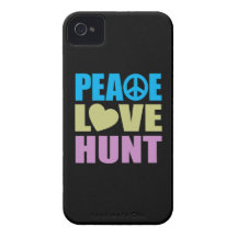 Peace Love Hunt iPhone 4 Case