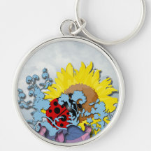 Peace Love Ladybugs Keychains