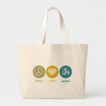 Peace Love Manga Bag