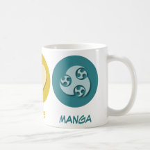 Peace Love Manga Coffee Mug