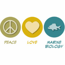Peace Love Marine Biology Photo Cutouts