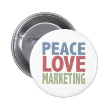 Peace Love Marketing Buttons