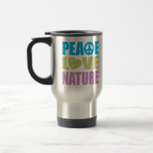 Peace Love Nature Mugs