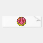 Peace, Love, Nursing School Bumper Sticker