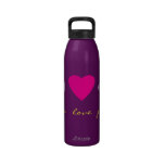 Peace Love Paws Reusable Water Bottles