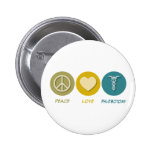 Peace Love Phlebotomy Pinback Button