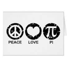 Peace Love Pi Cards