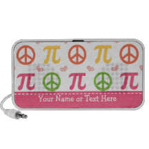 Peace Love Pi Portable Doodle Speakers