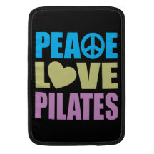 Peace Love Pilates MacBook Sleeves