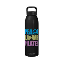 Peace Love Pilates Reusable Water Bottles