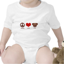 Peace Love Pug Tees
