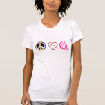 Peace, Love, Pvssy Tshirts