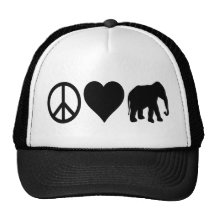 Peace Love Republicans Hats