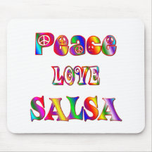 Peace Love Salsa Mouse Pad