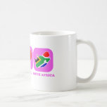 Peace Love South Africa Coffee Mug
