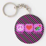 Peace Love South Africa Key Chains