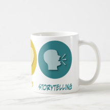 Peace Love Storytelling Coffee Mug