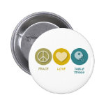 Peace Love Table Tennis Buttons