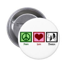 Peace Love Theatre Button