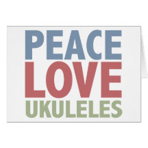 Peace Love Ukuleles Cards