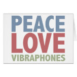 Peace Love Vibraphones Card