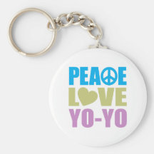 Peace Love Yo-Yo Key Chain