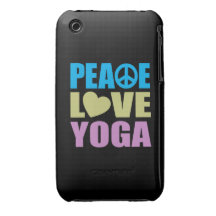 Peace Love Yoga iPhone 3 Cases