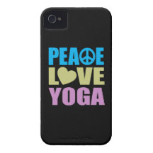 Peace Love Yoga Case-Mate iPhone 4 Cases