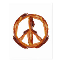 Peace Of Bacon Postcards