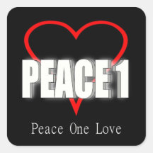 Peace One Sticker