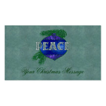 Peace Ornament Business Card Templates