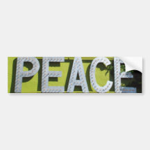 Peace Out Bumper Stickers