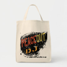 Peace out DJ black, trendy bag
