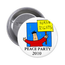 PEACE PARTY BUTTONS