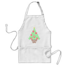 Peace Sign Christmas Tree Apron