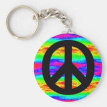 Peace Sign Key Chain