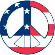 Peace Sign Sculpture Cut Outs
