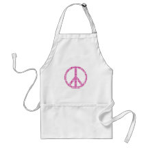 Peace Sign Symbol Aprons